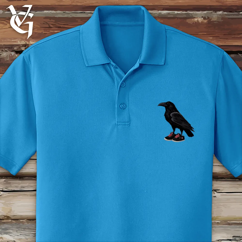 Raven Wearing Sneakers Polo